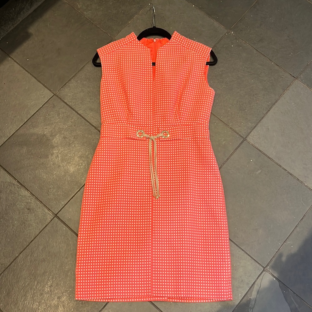 Tahari Arthur’s Levine Coral Dress Size 4P